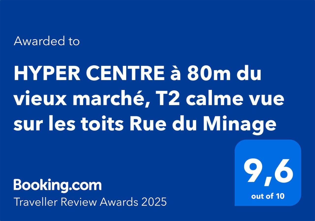 Hyper Centre A 80M Du Vieux Marche, T2 Calme Vue Sur Les Toits Rue Du Minage Apartment La Rochelle  Bagian luar foto